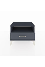 Hyperion Komodin Tek Raflı Tek Çekmeceli 60x44x48 Antrasit-Antrasit