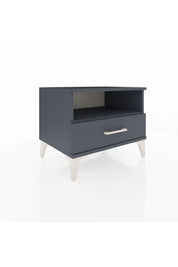 Hyperion Komodin Tek Raflı Tek Çekmeceli 60x44x48 Antrasit-Antrasit