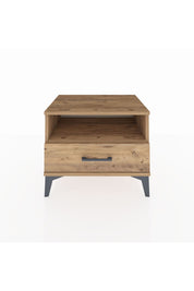 Hyperion Komodin Tek Raflı Tek Çekmeceli 60x44x48 Çam-Çam