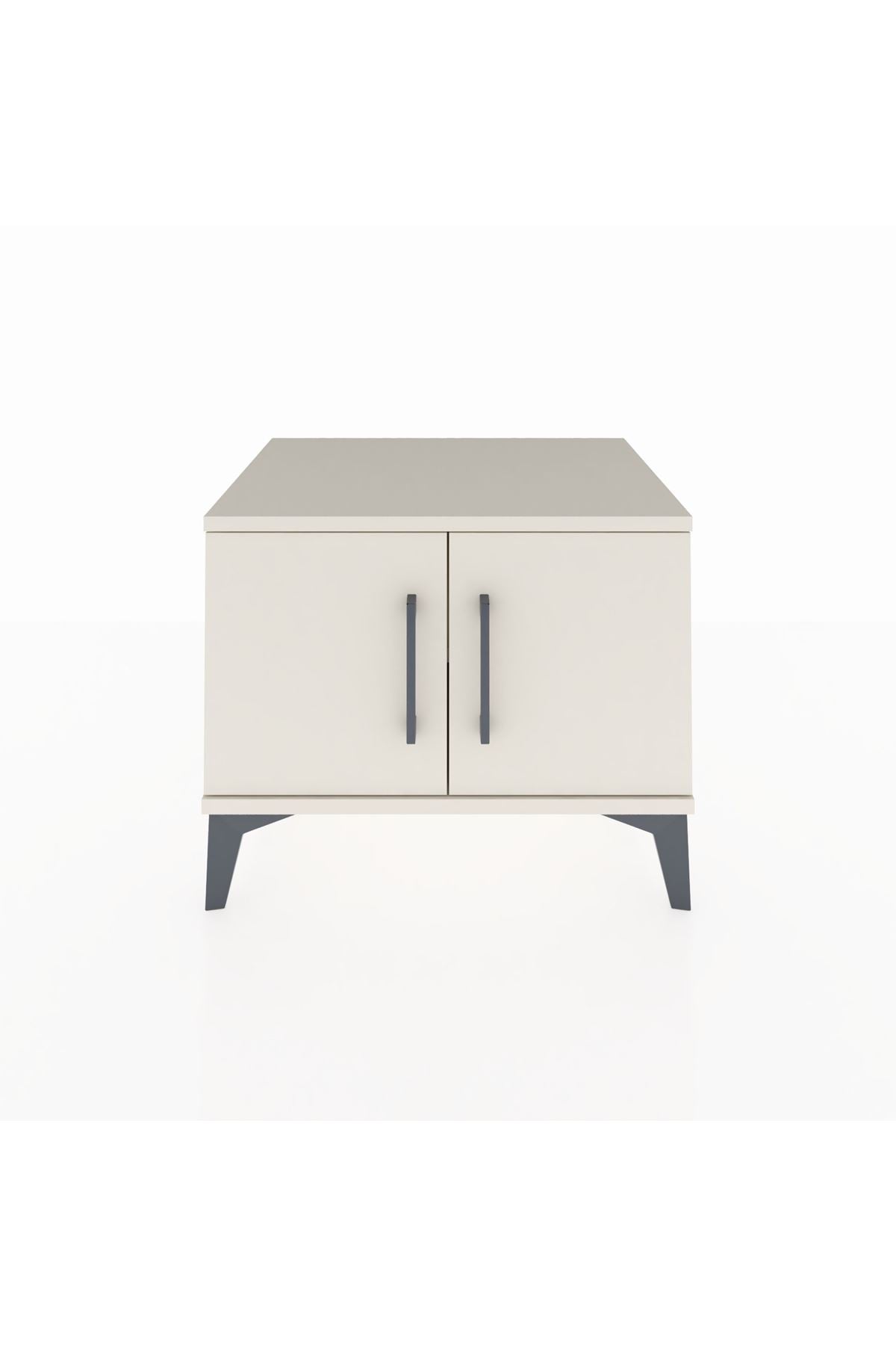 Hyperion Komodin Tek Raflı 2 Kapaklı 60x44x48 Aytaşı-Aytaşı