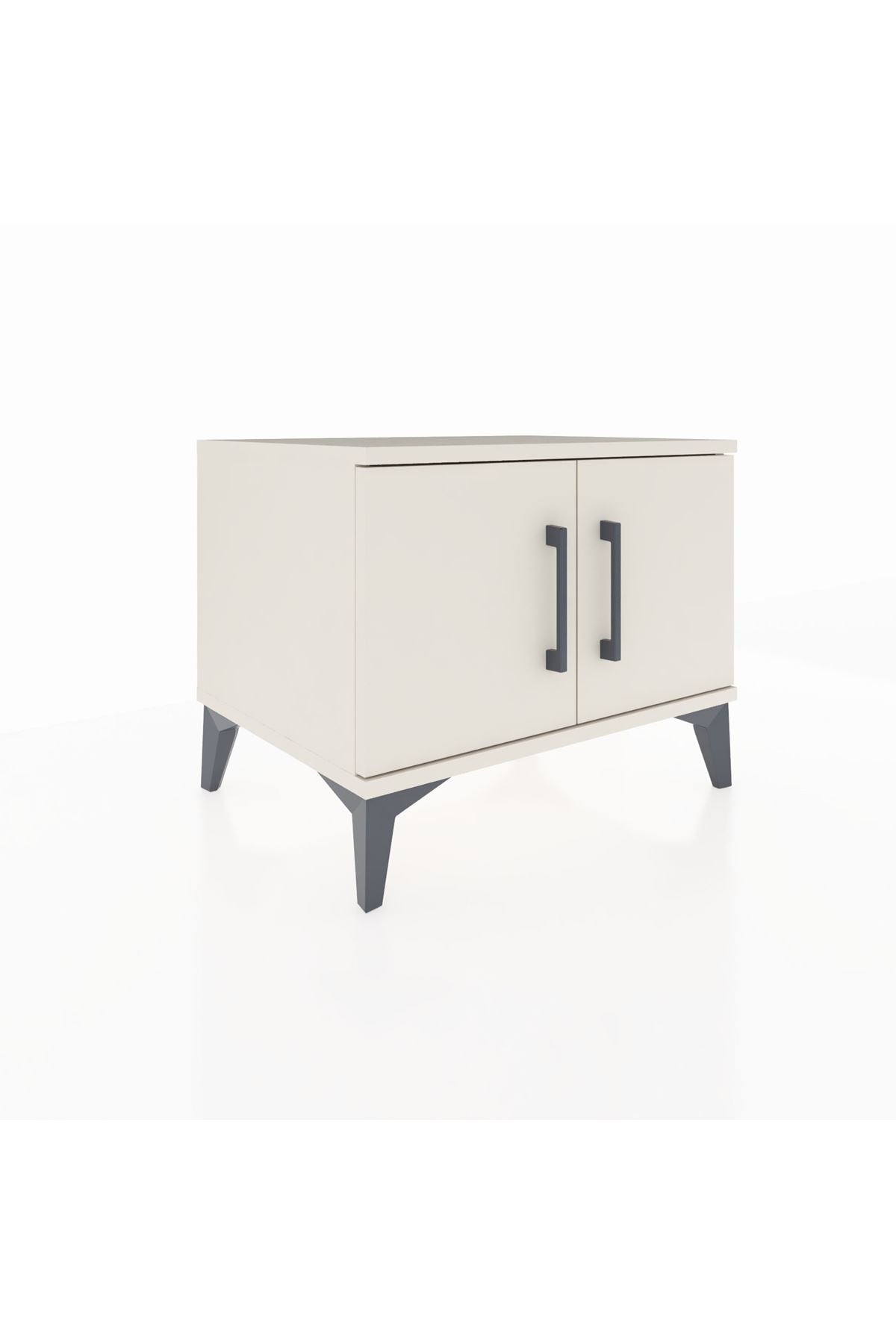 Hyperion Komodin Tek Raflı 2 Kapaklı 60x44x48 Aytaşı-Aytaşı