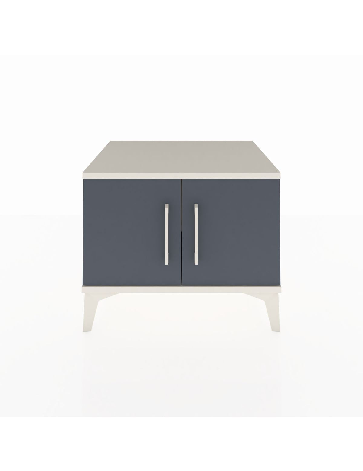 Hyperion Komodin Tek Raflı 2 Kapaklı 60x44x48 Aytaşı-Antrasit