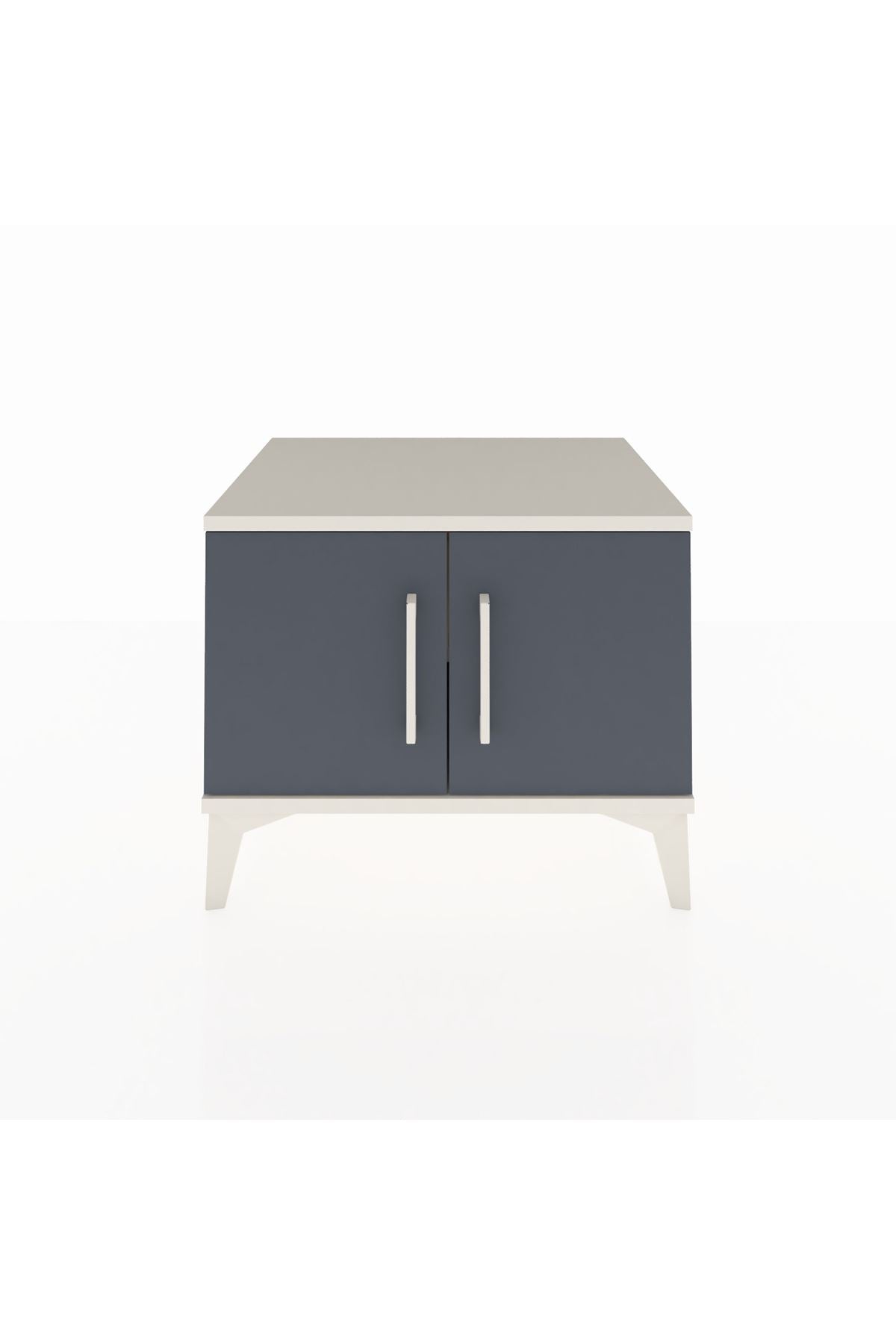 Hyperion Komodin Tek Raflı 2 Kapaklı 60x44x48 Aytaşı-Antrasit