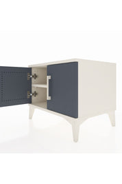 Hyperion Komodin Tek Raflı 2 Kapaklı 60x44x48 Aytaşı-Antrasit