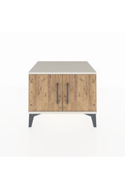 Hyperion Komodin Tek Raflı 2 Kapaklı 60x44x48 Aytaşı-Çam