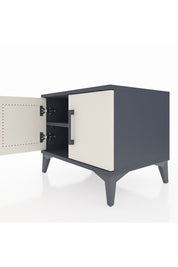 Hyperion Komodin Tek Raflı 2 Kapaklı 60x44x48 Antrasit-Aytaşı