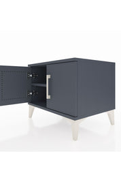 Hyperion Komodin Tek Raflı 2 Kapaklı 60x44x48 Antrasit-Antrasit