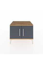 Hyperion Komodin Tek Raflı 2 Kapaklı 60x44x48 Çam-Antrasit