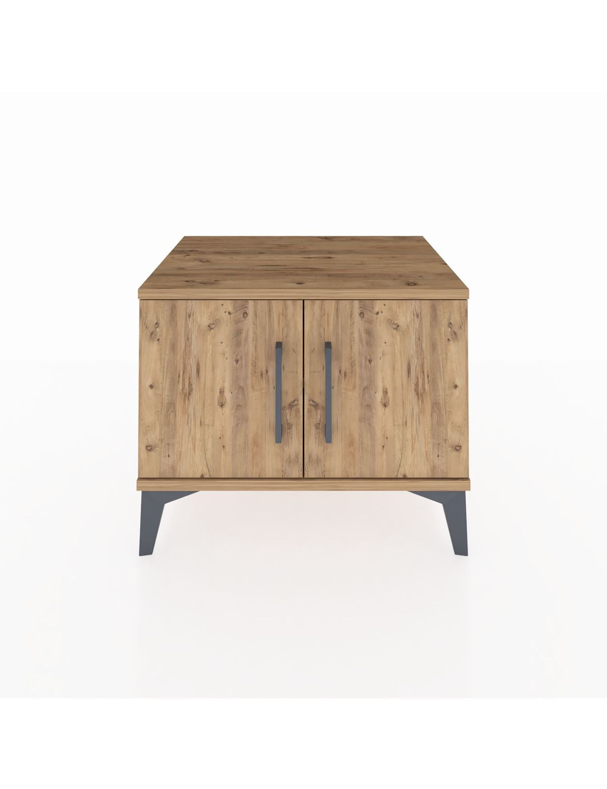 Hyperion Komodin Tek Raflı 2 Kapaklı 60x44x48 Çam-Çam