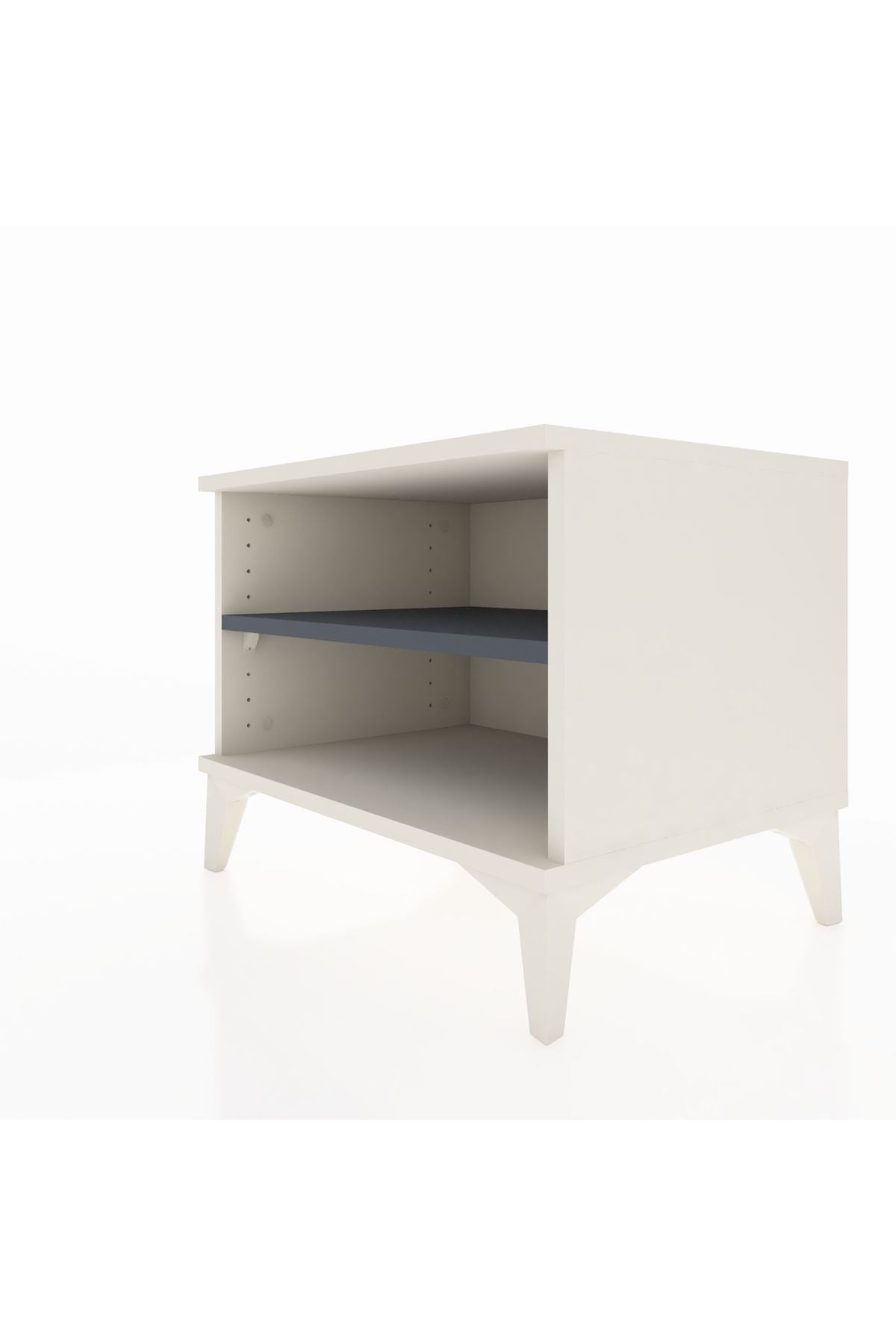 Hyperion Komodin Tek Raflı 60x44x48 Aytaşı-Antrasit