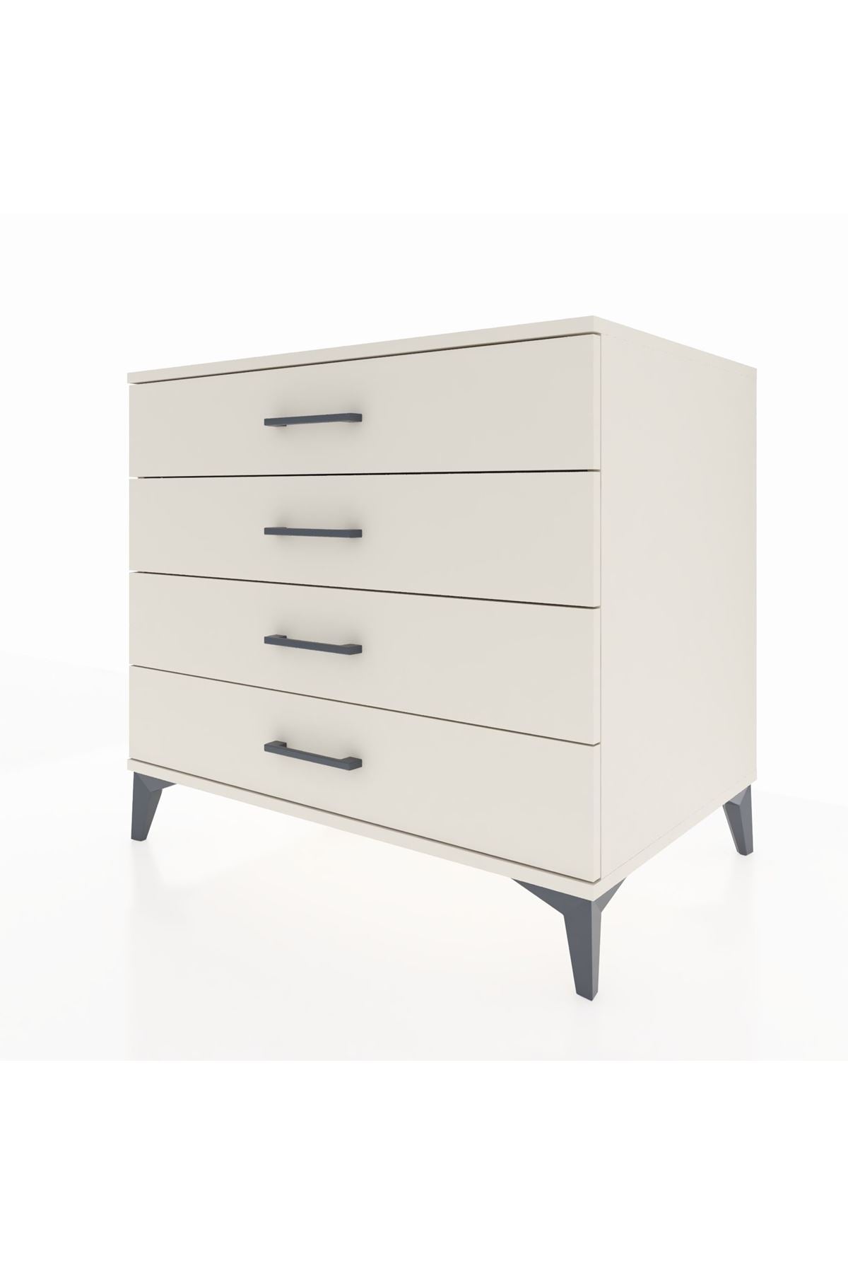 Kronos Şifonyer 4 Çekmeceli 88x59x80 Aytaşı-Aytaşı