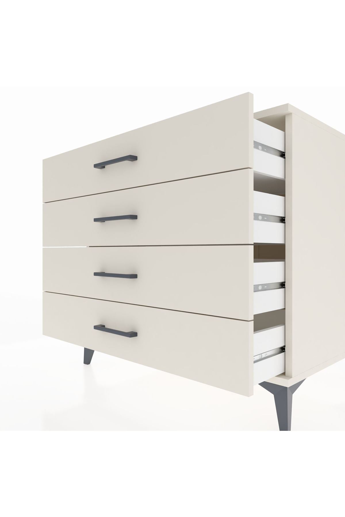 Kronos Şifonyer 4 Çekmeceli 88x59x80 Aytaşı-Aytaşı