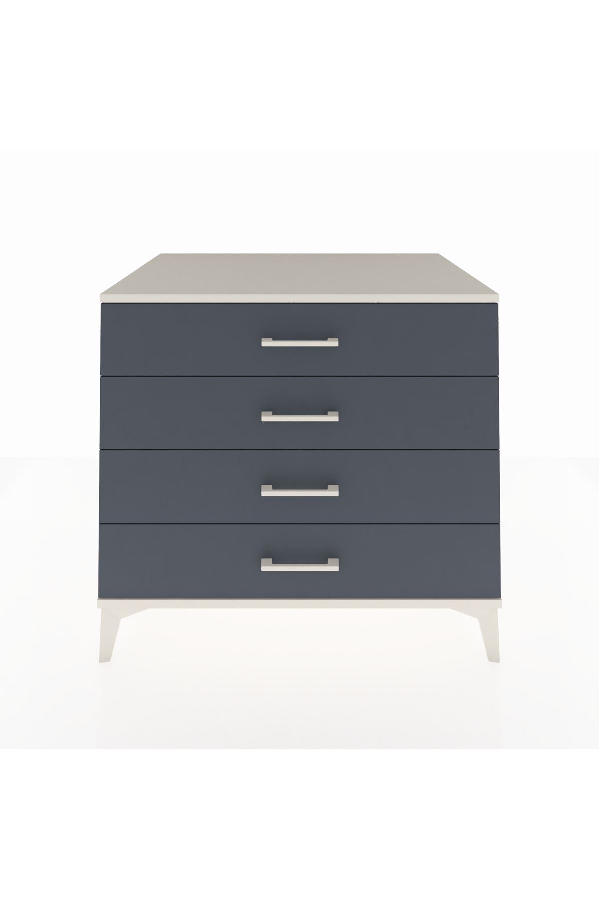 Kronos Şifonyer 4 Çekmeceli 88x59x80 Aytaşı-Antrasit