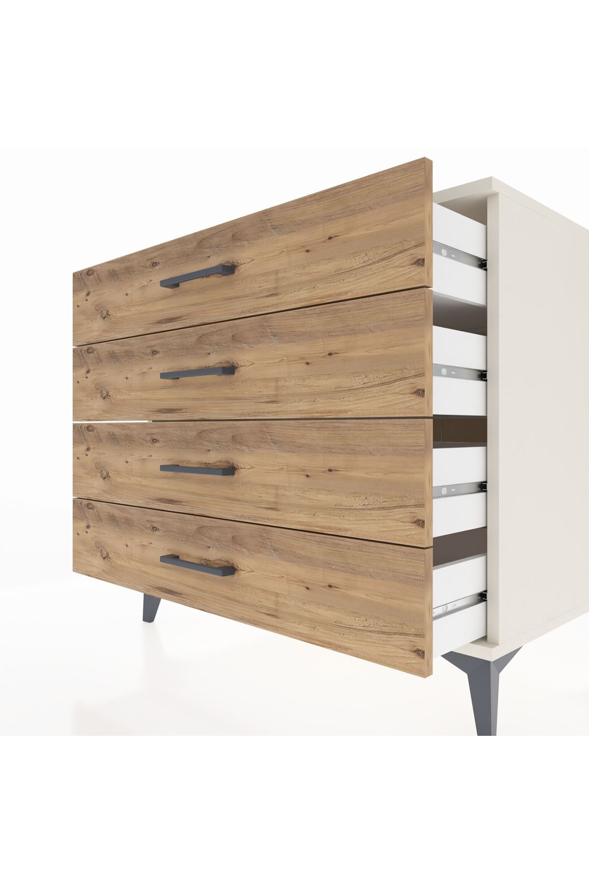 Kronos Şifonyer 4 Çekmeceli 88x59x80 Aytaşı-Çam