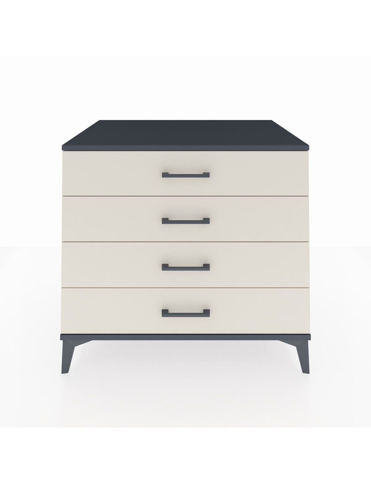 Kronos Şifonyer 4 Çekmeceli 88x59x80 Antrasit-Aytaşı