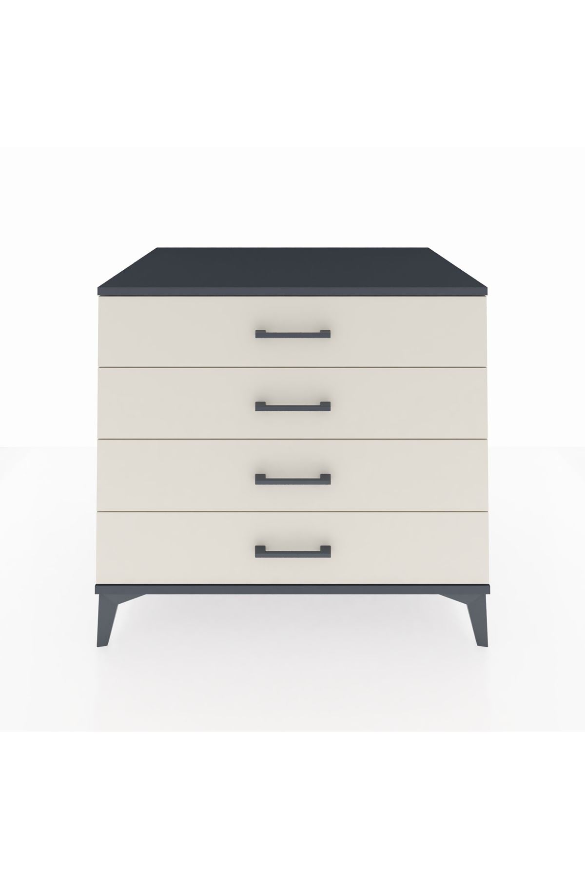 Kronos Şifonyer 4 Çekmeceli 88x59x80 Antrasit-Aytaşı