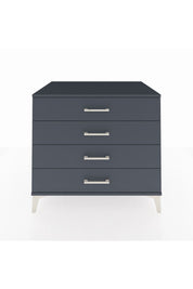 Kronos Şifonyer 4 Çekmeceli 88x59x80 Antrasit-Antrasit