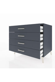 Kronos Şifonyer 4 Çekmeceli 88x59x80 Antrasit-Antrasit