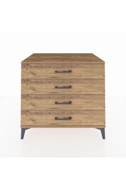 Kronos Şifonyer 4 Çekmeceli 88x59x80 Çam-Çam