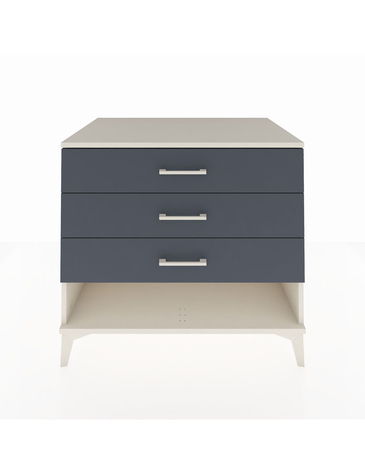 Kronos Şifonyer 3 Çekmeceli 88x59x80 Aytaşı-Antrasit