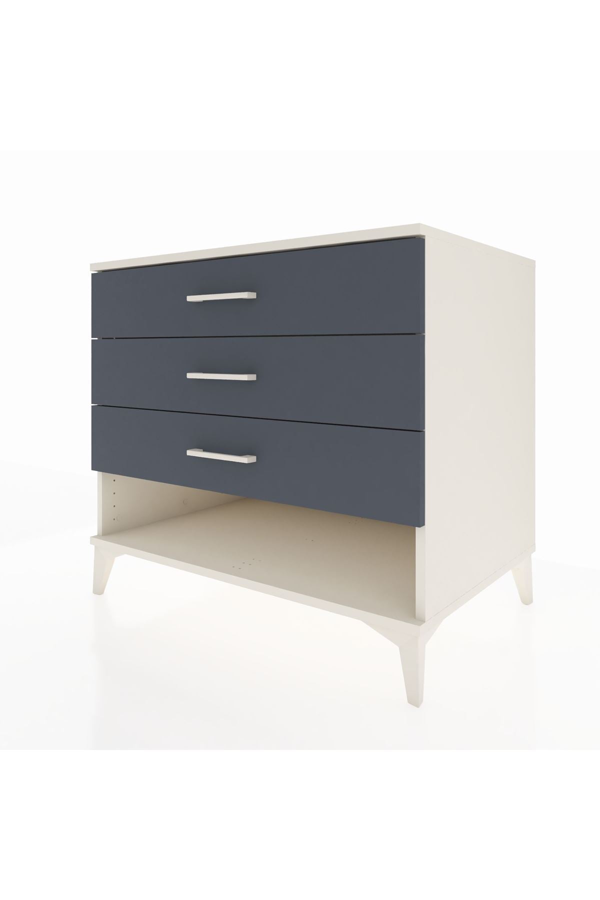 Kronos Şifonyer 3 Çekmeceli 88x59x80 Aytaşı-Antrasit