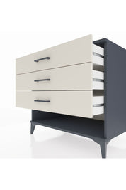 Kronos Şifonyer 3 Çekmeceli 88x59x80 Antrasit-Aytaşı