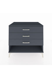 Kronos Şifonyer 3 Çekmeceli 88x59x80 Antrasit-Antrasit