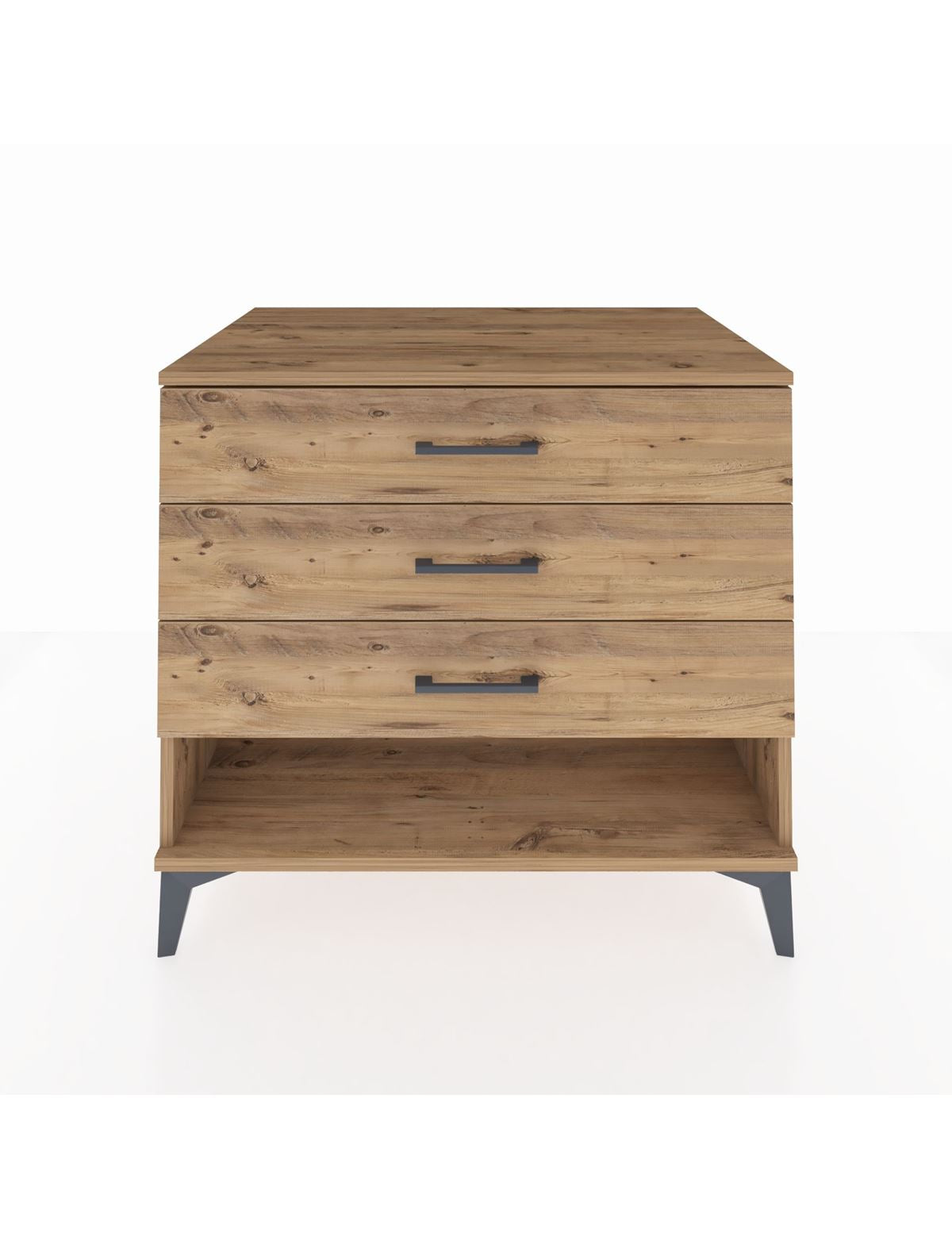 Kronos Şifonyer 3 Çekmeceli 88x59x80 Çam-Çam