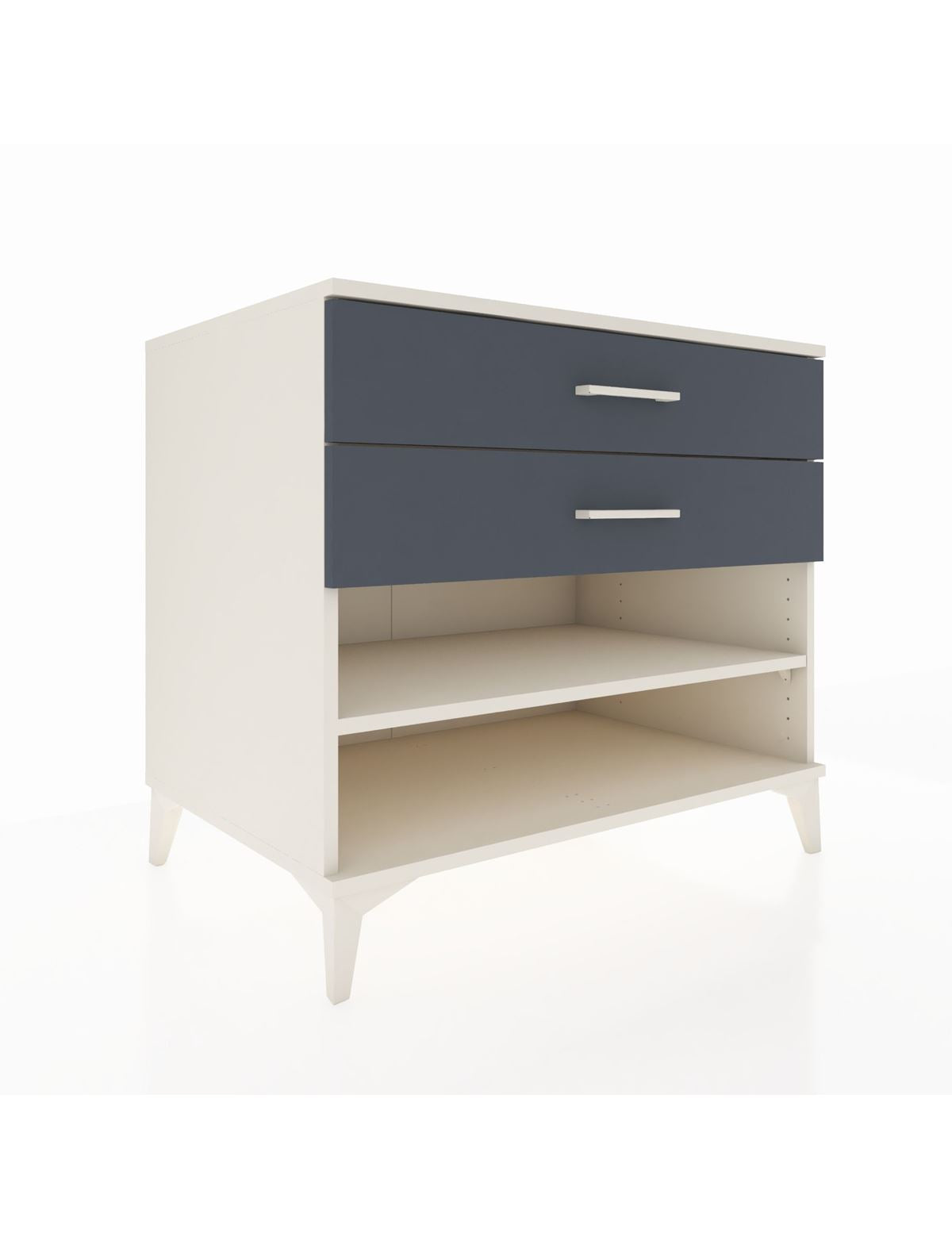 Kronos Şifonyer Tek Raflı 2 Çekmeceli 88x59x80 Aytaşı-Antrasit