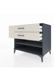 Kronos Şifonyer Tek Raflı 2 Çekmeceli 88x59x80 Antrasit-Aytaşı