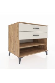 Kronos Şifonyer Tek Raflı 2 Çekmeceli 88x59x80 Çam-Aytaşı