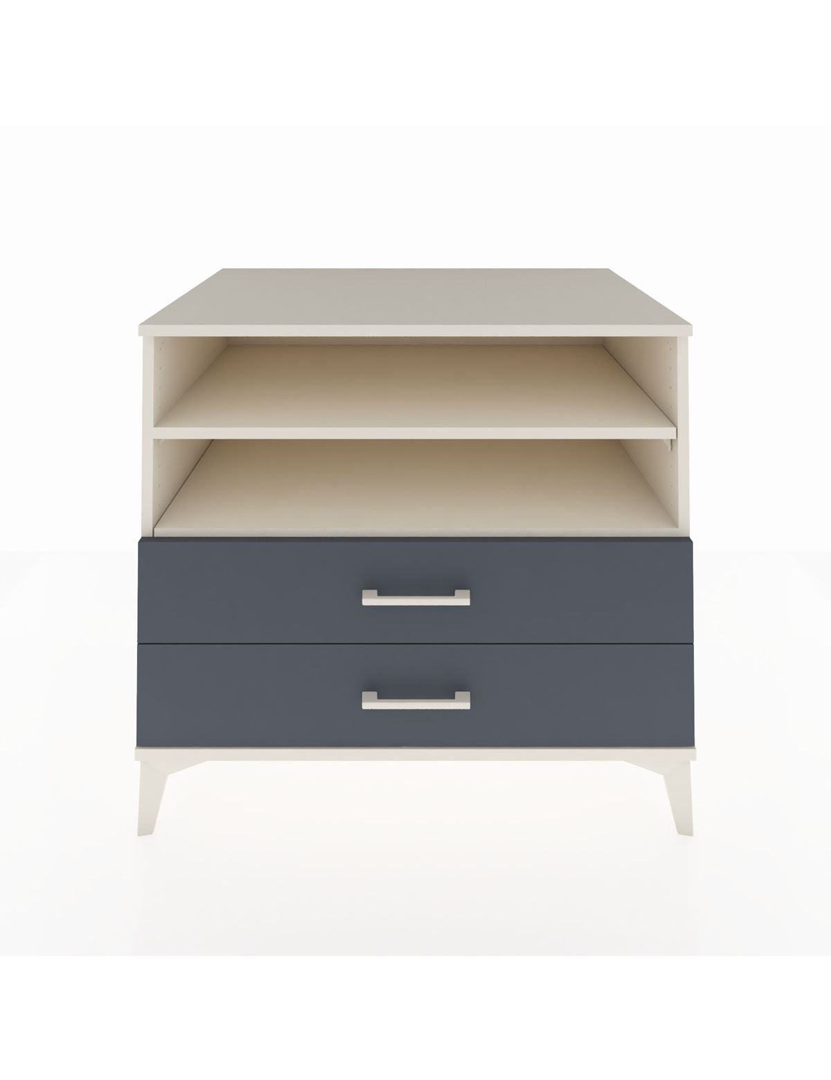 Kronos Şifonyer 2 Raflı 2 Çekmeceli 88x59x80 Aytaşı-Antrasit