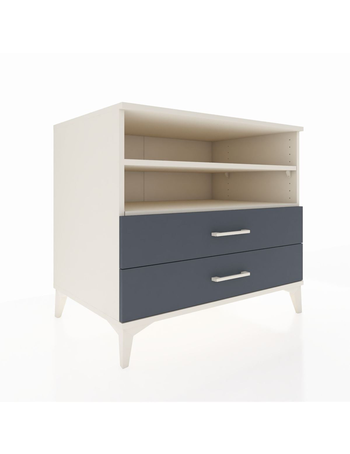 Kronos Şifonyer 2 Raflı 2 Çekmeceli 88x59x80 Aytaşı-Antrasit