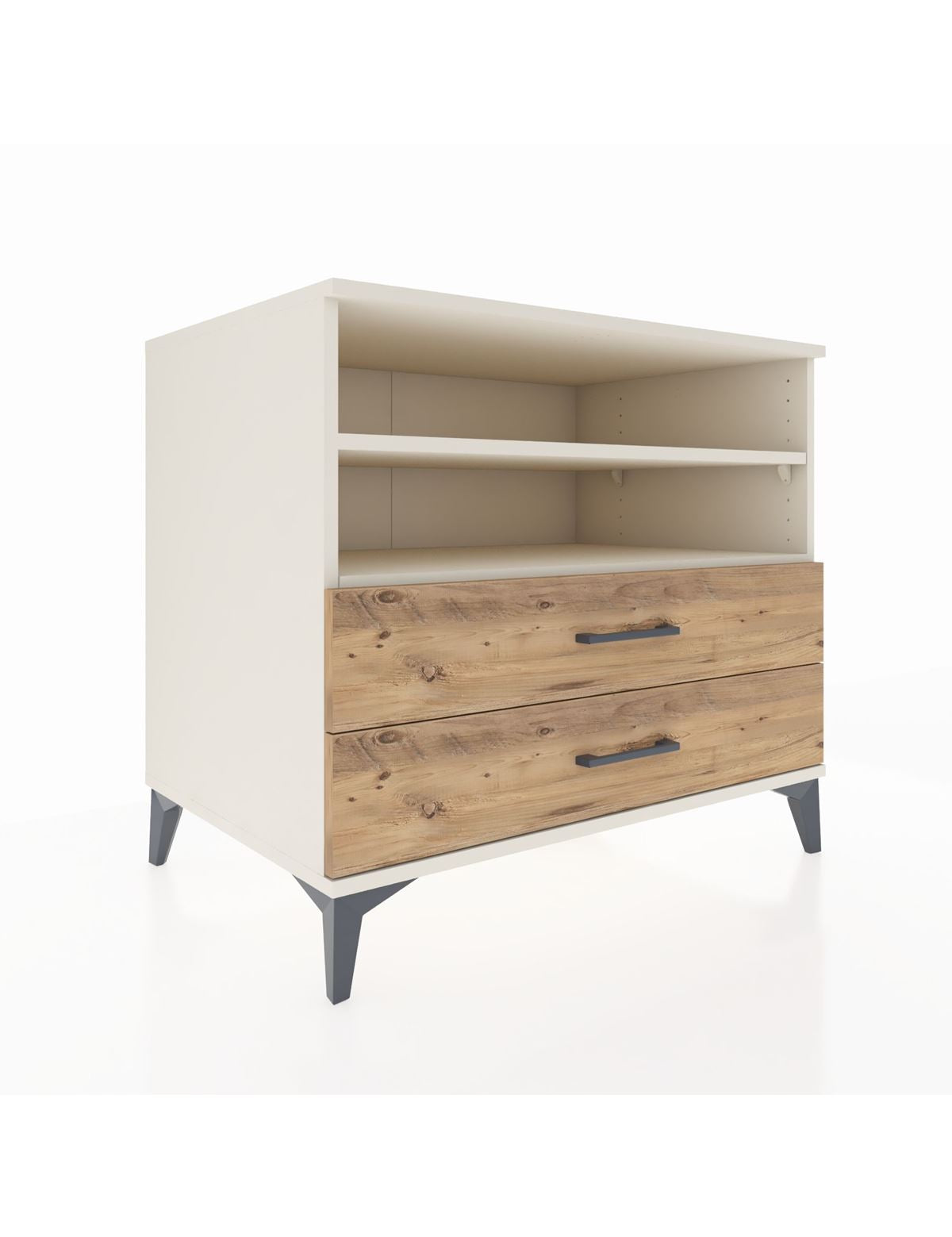 Kronos Şifonyer 2 Raflı 2 Çekmeceli 88x59x80 Aytaşı-Çam