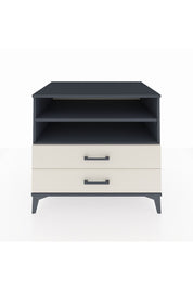 Kronos Şifonyer 2 Raflı 2 Çekmeceli 88x59x80 Antrasit-Aytaşı