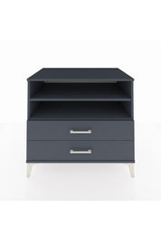 Kronos Şifonyer 2 Raflı 2 Çekmeceli 88x59x80 Antrasit-Antrasit