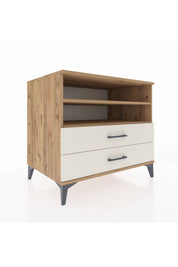 Kronos Şifonyer 2 Raflı 2 Çekmeceli 88x59x80 Çam-Aytaşı