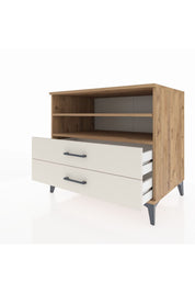 Kronos Şifonyer 2 Raflı 2 Çekmeceli 88x59x80 Çam-Aytaşı