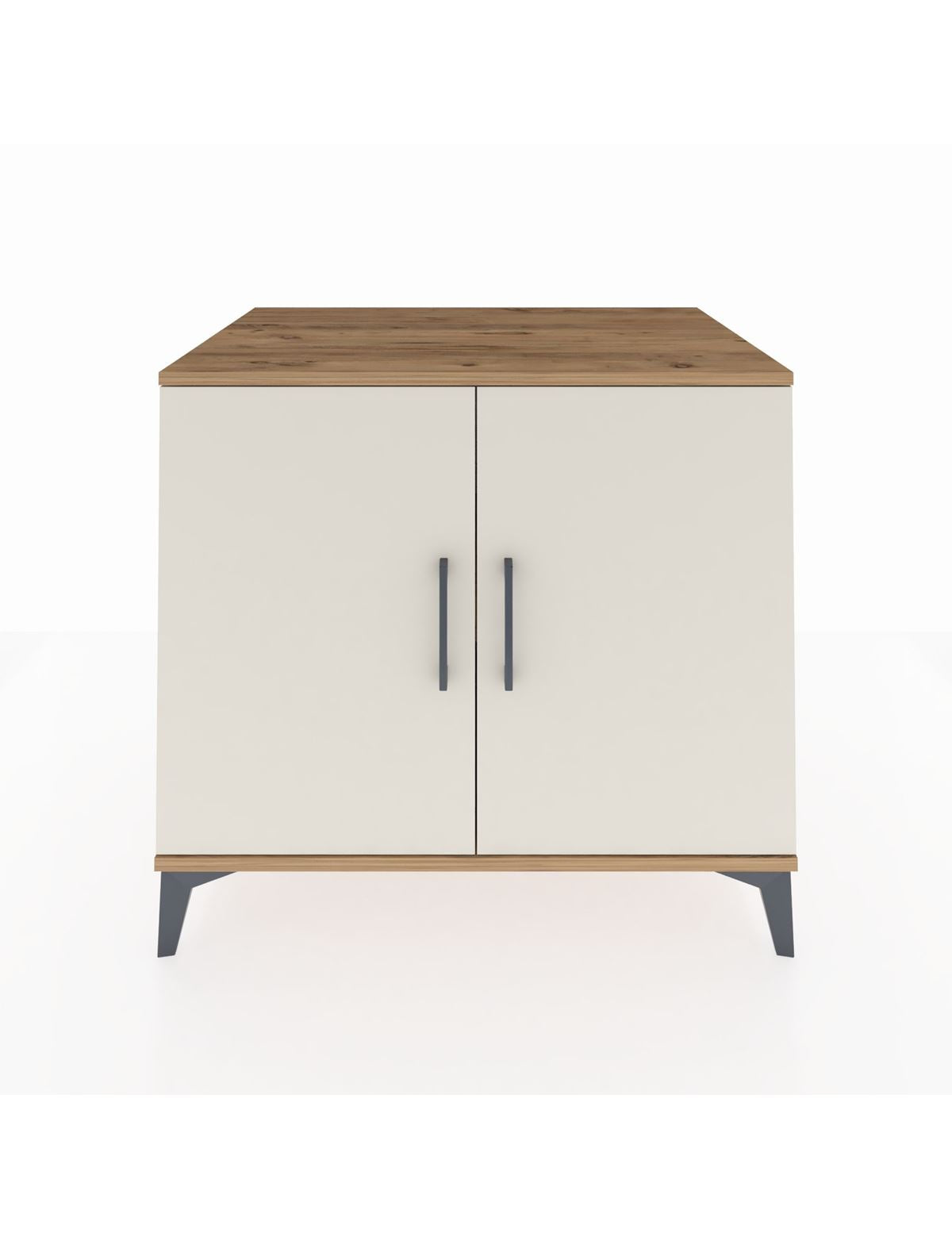 Kronos Şifonyer Tek Raflı 2 Kapaklı 88x59x80 Çam-Aytaşı