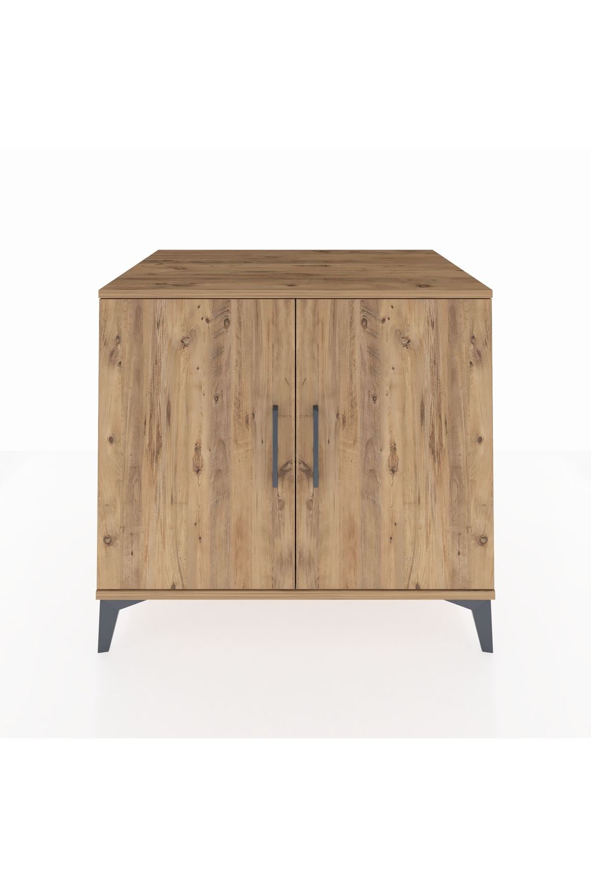 Kronos Şifonyer Tek Raflı 2 Kapaklı 88x59x80 Çam-Çam