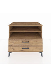 Kronos Şifonyer 2 Raflı 2 Çekmeceli 88x59x80 Çam-Çam