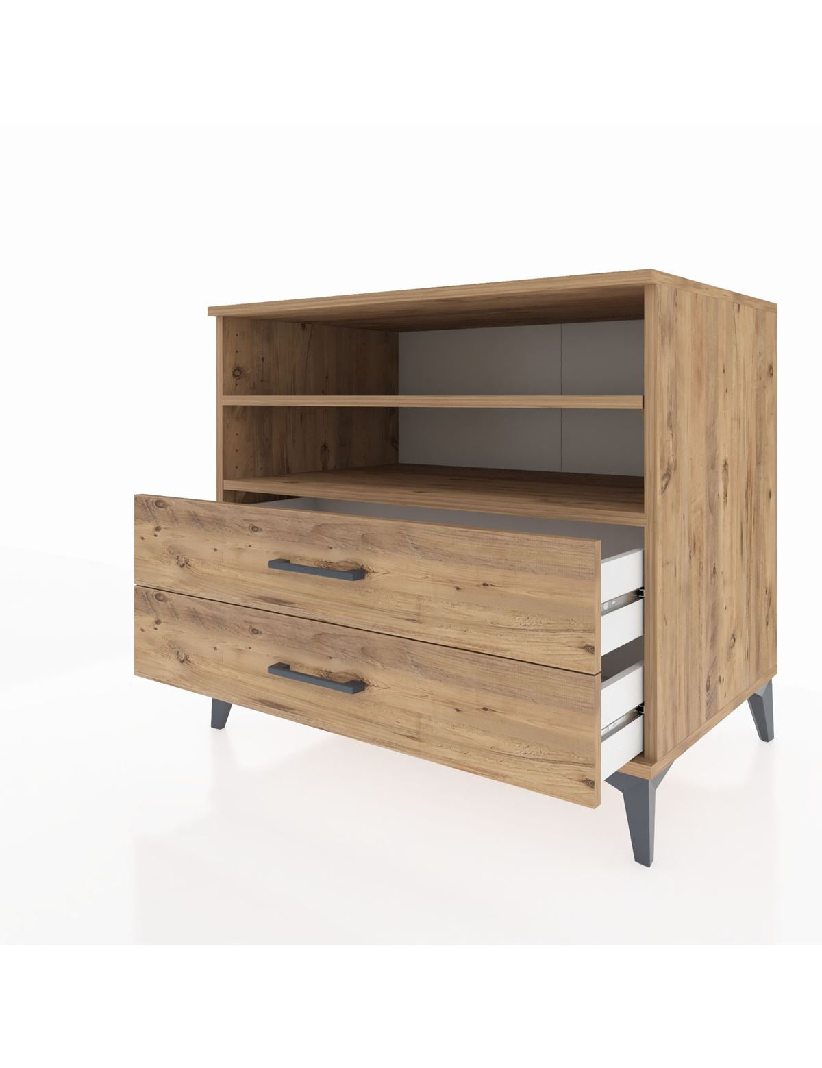 Kronos Şifonyer 2 Raflı 2 Çekmeceli 88x59x80 - S69M004V9C