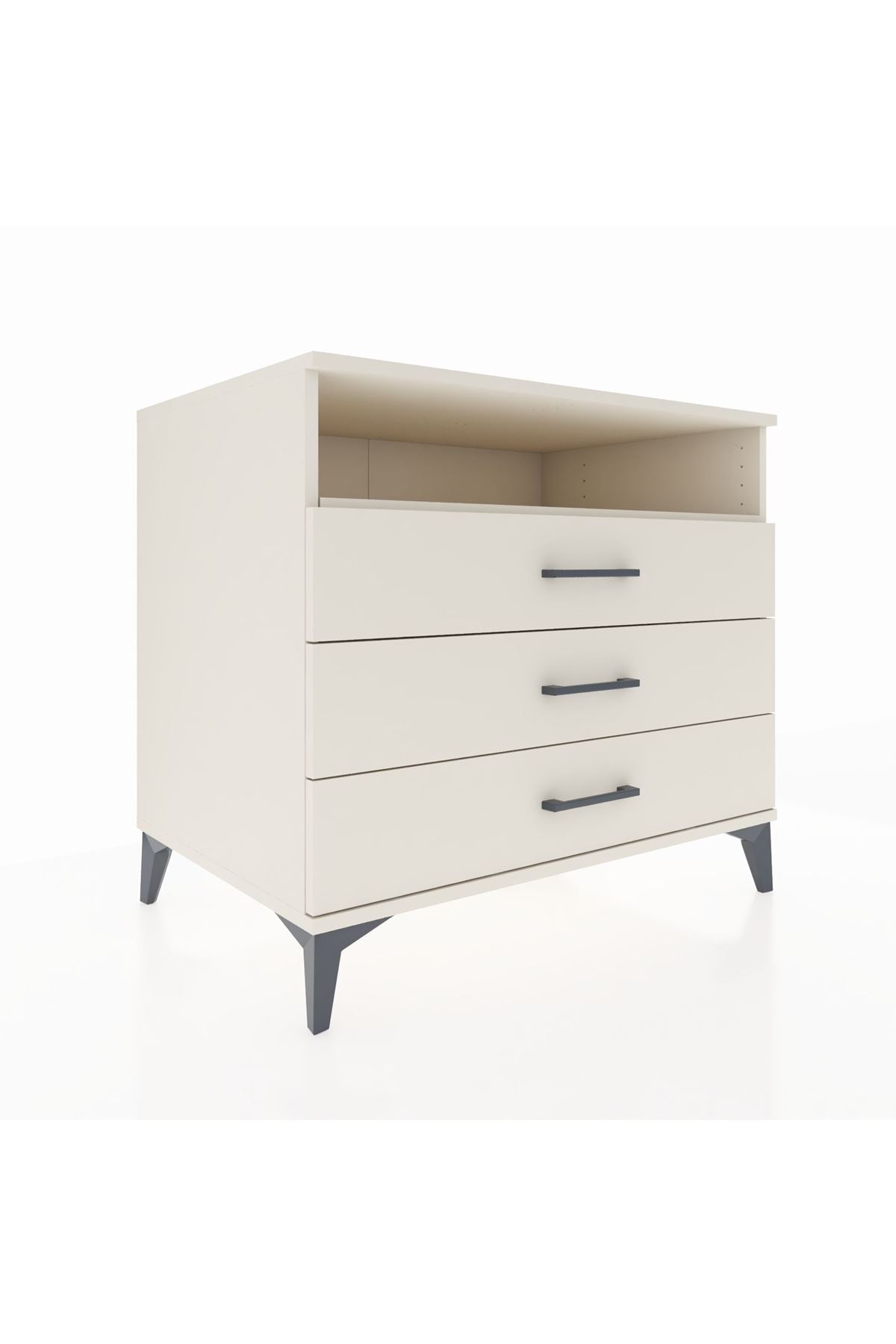 Kronos Şifonyer Tek Raflı 3 Çekmeceli 88x59x80 Aytaşı-Aytaşı