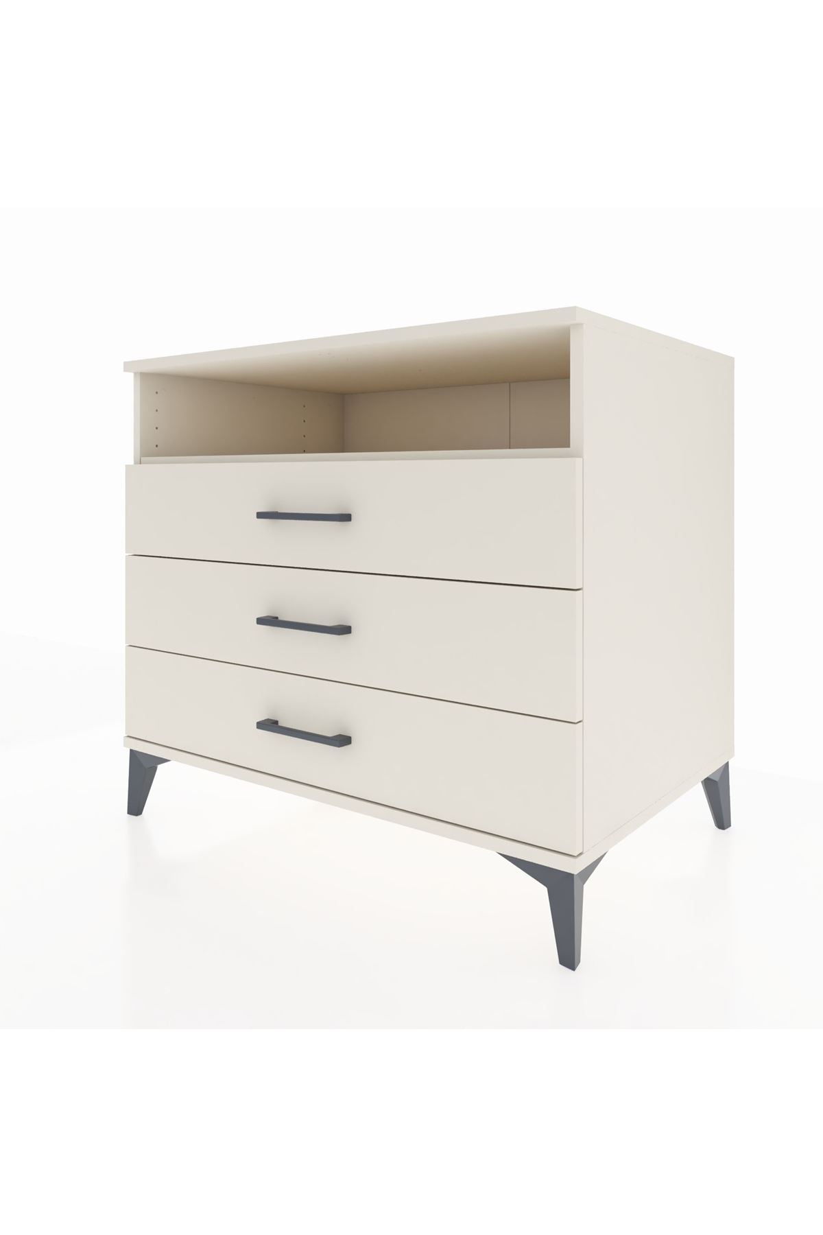 Kronos Şifonyer Tek Raflı 3 Çekmeceli 88x59x80 Aytaşı-Aytaşı