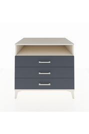 Kronos Şifonyer Tek Raflı 3 Çekmeceli 88x59x80 Aytaşı-Antrasit