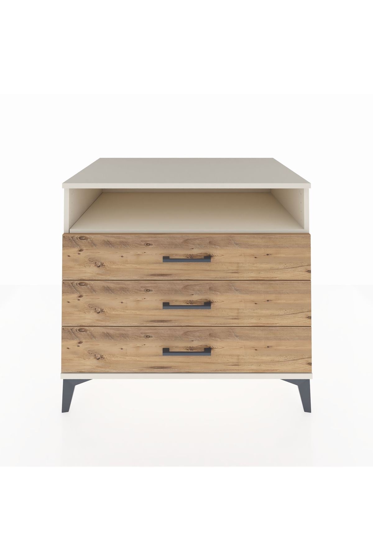 Kronos Şifonyer Tek Raflı 3 Çekmeceli 88x59x80 Aytaşı-Çam