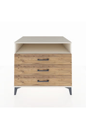 Kronos Şifonyer Tek Raflı 3 Çekmeceli 88x59x80 Aytaşı-Çam