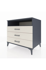 Kronos Şifonyer Tek Raflı 3 Çekmeceli 88x59x80 Antrasit-Aytaşı