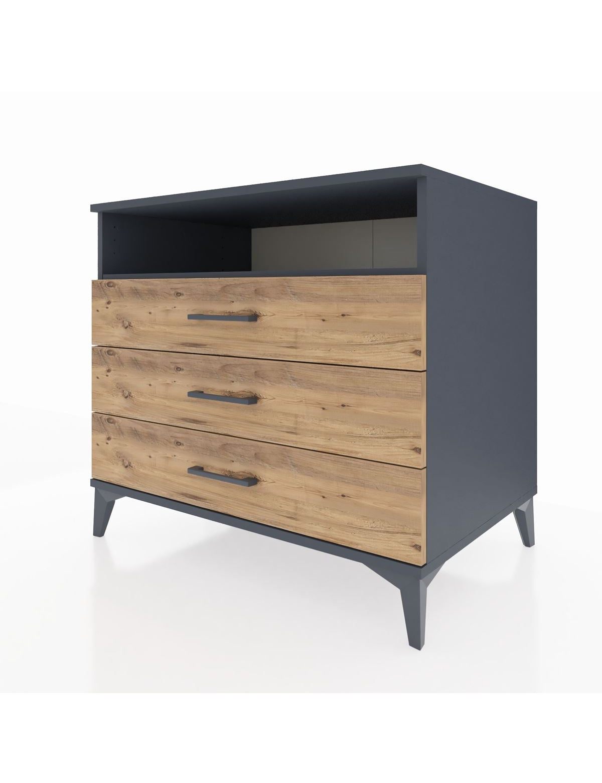 Kronos Şifonyer Tek Raflı 3 Çekmeceli 88x59x80 - S69M005V6C