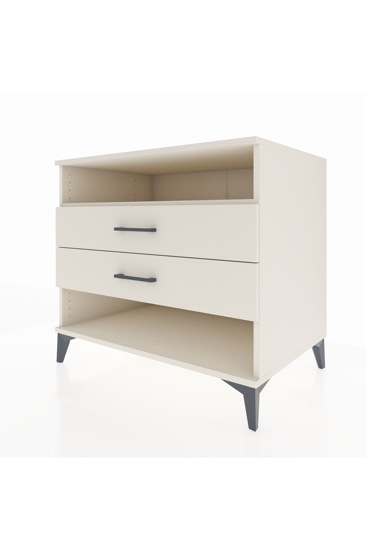 Kronos Şifonyer Tek Raflı 2 Çekmeceli 88x59x80 Aytaşı-Aytaşı